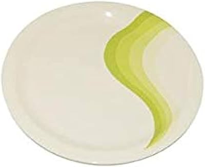 Assiette plate super rise en mélamine de 8 pouces assiette à