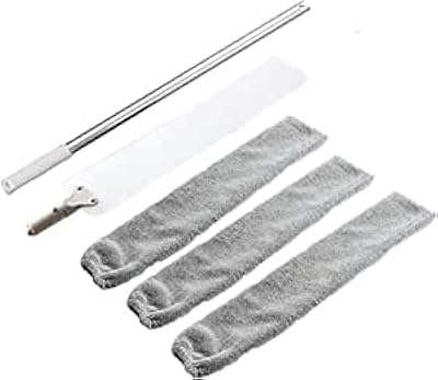 Brosse d'aspirateur extensible geeplas, brosse à épousseter à manche extra long, vadrouille réglable
