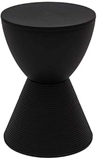 Table d'appoint moderne legermode boyd pour usage intérieur et extérieur (noir)