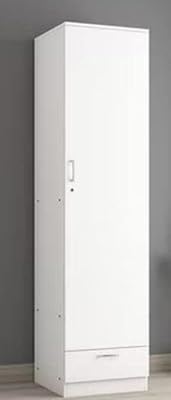 Armoire en bois à une porte avec clés de verrouillage de tiroir, couleur