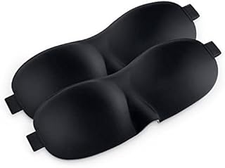 Masque pour les yeux de sommeil 3d ultra léger et confortable de forme profilée cairo - noir. Diaytar : Où vos envies rencontrent votre budget