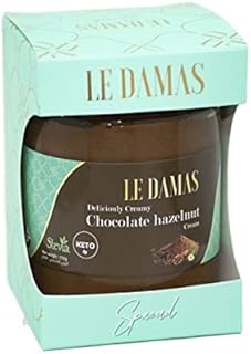 Ledamas sans sucre, keto, stevia, chocolat noisette - formule croquante avec morceaux