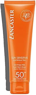Lait sans huile lancaster sun sensitive spf 50, 150 ml