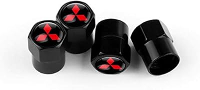 Couvre-valves de pneu de voiture ylw 4 pièces pour mitsubishi lancer asx outlander
