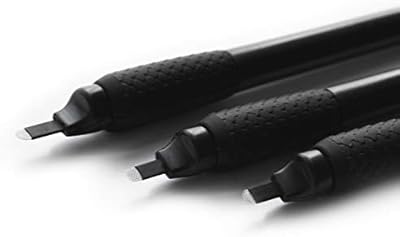 Outils de microblading jetables série m illy paquet de 10 de 18 stylos