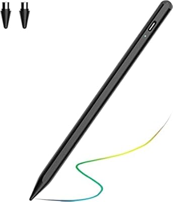 Stylet facehub, stylet actif amélioré compatible avec ios et android, stylet avec double