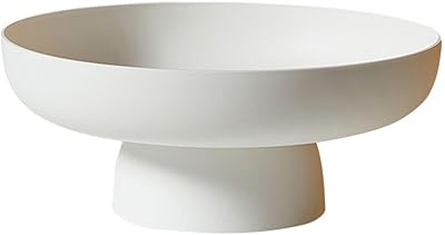 Bol à fruits décoratif epcotch avec fond en plastique, bol en porcelaine