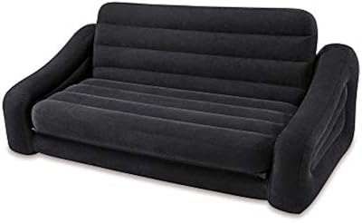 Canapé gonflable deux pièces convertible en lit intex 68566