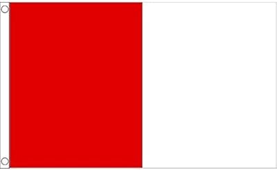 Drapeau az flag rouge et blanc, taille 150 x 90 cm - drapeau
