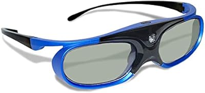 Lunettes 3d universelles lunettes à obturateur actif dlp-link avec batterie rechargeable de 80
