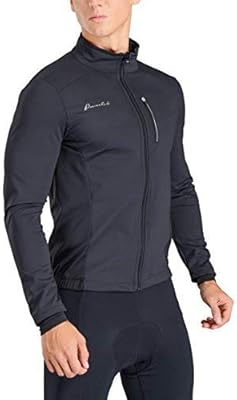 Vestes de cyclisme pour hommes, veste de course réfléchissante respirante et coupe-vent thermique
