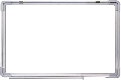 Tableau blanc fis avec cadre en aluminium, taille 60 cm x 90 cm