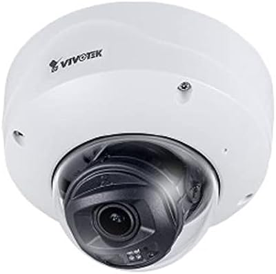 Caméra ip à dôme fixe vivotek v-series fd9167-ht-v2, 2mp 30 ips, ir, 2,7-13,5