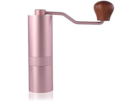 Moulin à café manuel en aluminium commandant moulin à café manuel (couleur : rose). Votre marketplace de proximité digitale : Diaytar