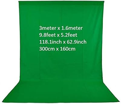 Fond de photographie vert rubik chroma key pour studio photo, tissu non tissé