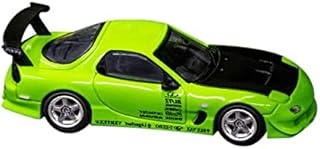 Vertex rx-7 fd3s rhd conduite manuelle vert clair avec capot et graphiques