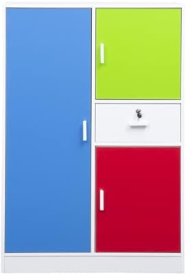 Armoire en bois d'ingénierie wt-easy care multicolore armoire pour enfants enfants |