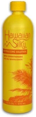 Lotion exfoliante hawaïenne soyeuse hawaïenne, liquide 16 oz, jaune, 16 oz
