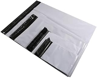 Sacs de protection en plastique avec pochette 50 pièces rangement pour sacs
