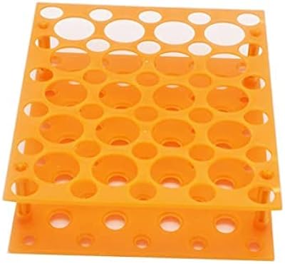 Support de tube à essai orange 50 emplacements bon support centrifuger pour laboratoire
