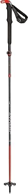 1 paire de bâtons de ski de randonnée, pliables, aluminium, bct carbon sqs
