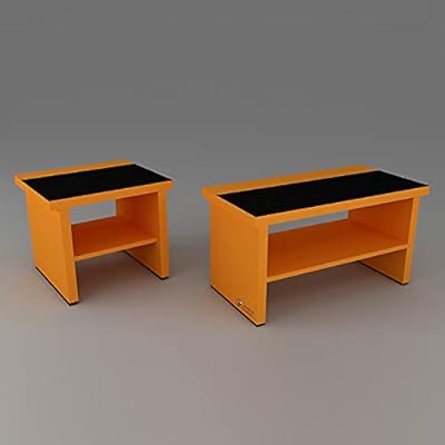 Creative furniture table basse polyvalente en bois de la série borgia avec finition