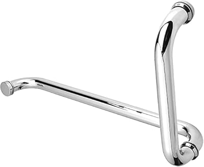 Poignée de porte de douche, accessoires de salle de douche en acier inoxydable
