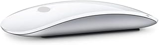 Souris sans fil rechargeable apple magic mouse 2 a1657 blanche avec technologie bluetooth
