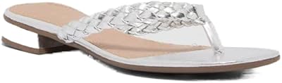 Sandales à talons bas et brides tressées pour femmes - taille 38