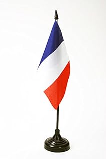 Drapeau de table az flag france taille 15 x 10 cm, petits drapeaux