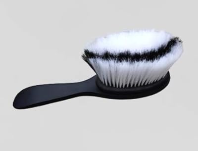 Brosse de nettoyage des cheveux malhotra salon, brosse de nettoyage en poudre (noir)