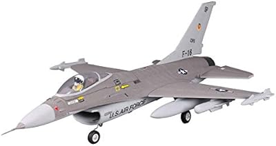 Avion rc fms 64 mm f-16 fighting falcon v2 pnp 4s edf, pilote