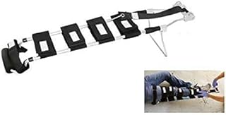 Appareil de traction de jambe orthopédique, attelle de traction réglable, avec 4 sangles