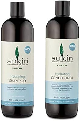 Shampooing hydratant sukin 500 ml et après-shampooing duo