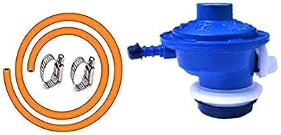 Régulateur de tuyau de gaz viumi, régulateur d'adaptateur de gaz en aluminium bleu