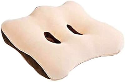 Coussin de siège avec 2 trous pour assise et orthopédie - oreiller