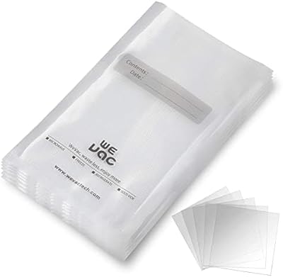 Sacs de mise sous vide wevac de 100 litres, 8 x 12 pouces