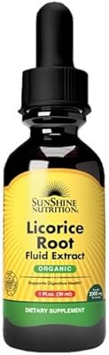 Extrait liquide de racine de réglisse soleil et réglisse, 1 fl oz 30