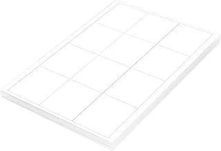 Étiquettes laser multi-usages fis 12, 100 feuilles, format a4, blanches fsla12-3-100