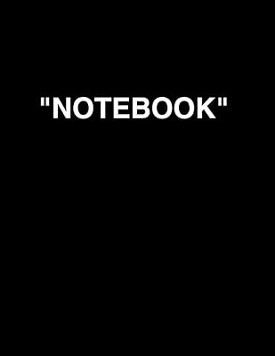 Cahier : carnet de notes noir a4 style off-white | 120 pages |