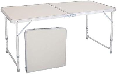 Table de pique-nique pliante en aluminium table de camping portable de 4 pieds