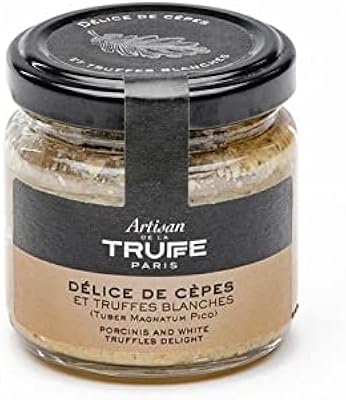 Artisan de la truffe, cèpes à la mousse de truffe blanche - 80g. Transformez votre façon de consommer avec Diaytar Sénégal