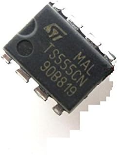 10pcs ts555cn 555 dip8 st ic, minuterie cmos faible consommation nouveau