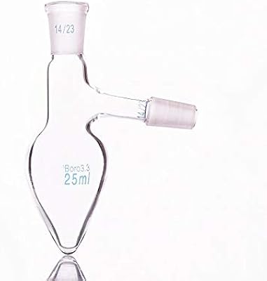 Flacon de laboratoire en forme de poire capacité 25 ml femelle 14 23