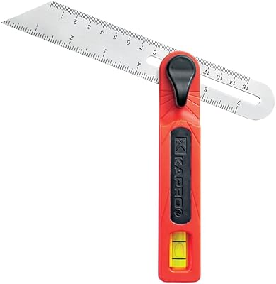 Kapro 301-01 lime en fonte biseautée en t avec lame en acier inoxydable