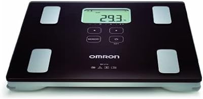 Balance numérique et moniteur de composition corporelle omron bf214, mesure le poids, la graisse