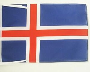 Flag bannière drapeau islande 18" x 12" petits drapeaux. Diaytar : Votre allié pouvoir d'achat au quotidien