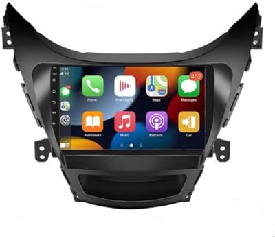 Lecteur stéréo de voiture à écran tactile complet en tissu pour hyundai elantra