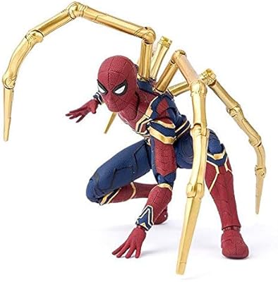 Avengers infinity war iron spider, figurine spider-man édition spéciale avec boîte