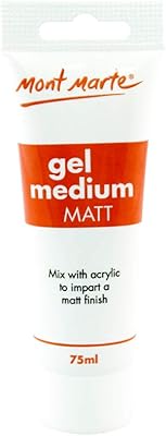 Médium gel mat monte marte - 75 ml (blanc)